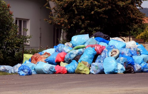 Professional waste removal team at work in Stockwell