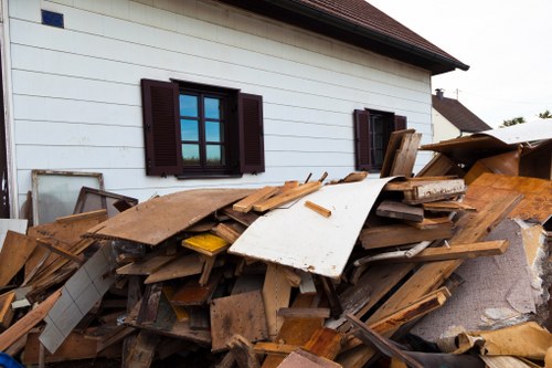 Various types of business waste materials