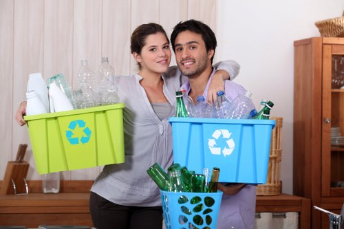 Commercial waste removal in Stockwell business district